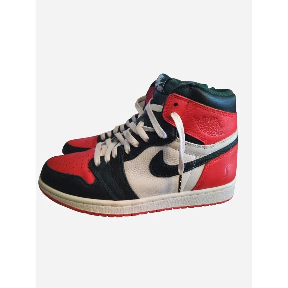 Size 7 Men's - SoleFly x Air Jordan 1 Retro High Art Basel Green White Orange 56